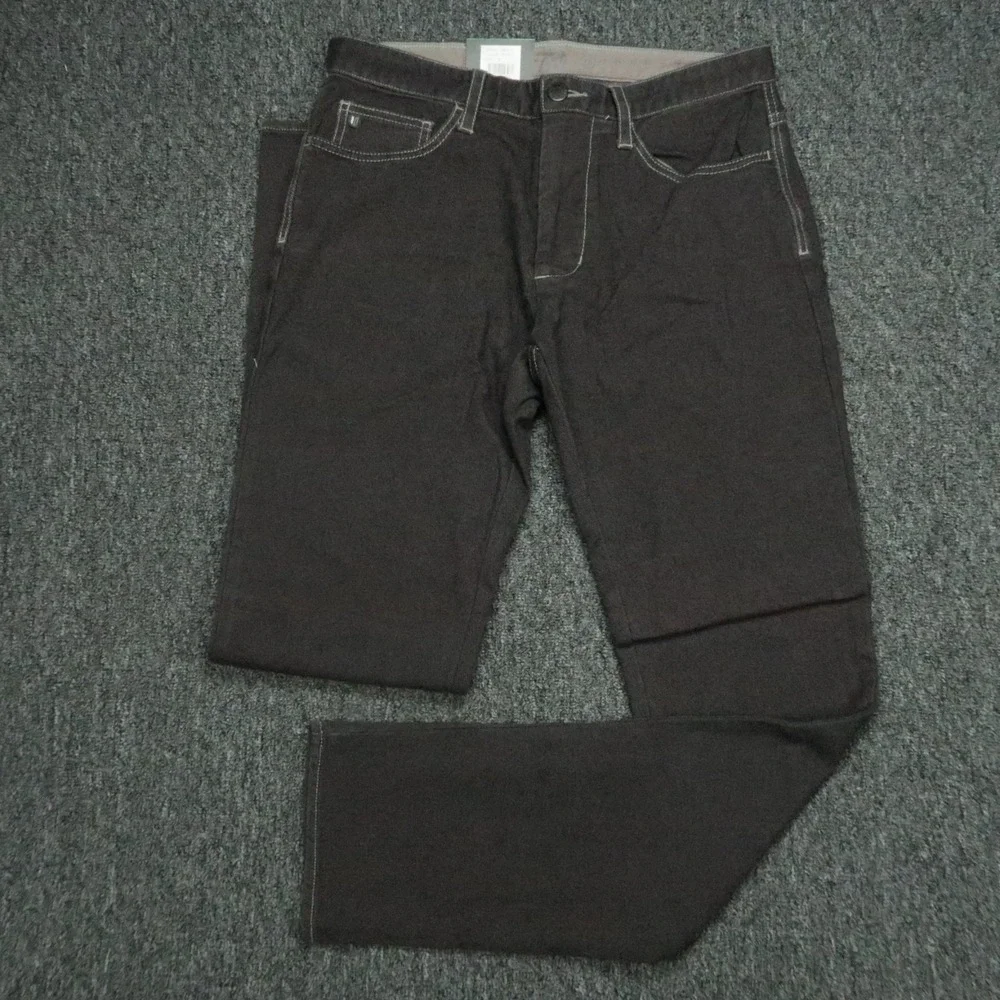 Linksoul Jeans Men 30x32 Granite Gray Colored Denim 5‎ Pocket Straight NWT